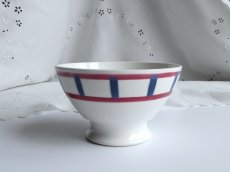 画像2: バドンヴィレー カフェオレボウル バスク柄　 (2)