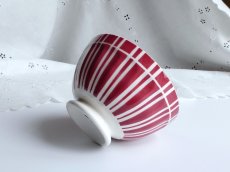 画像3: ディゴワン カフェオレボウル しましま ボルドー  (3)