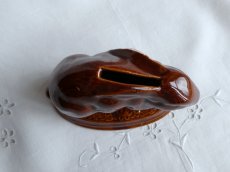 画像10: フランス アンティーク 貯金箱 うさぎ   (10)