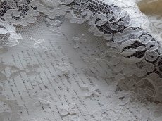 画像4: フランス アンティーク お花のモチーフレース 19cm　(在庫3→1) (4)