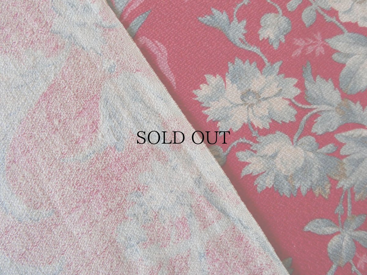 画像7: フランス アンティーク ファブリック ナポレオンIII  花籠 グランス　(在庫2→0) (7)