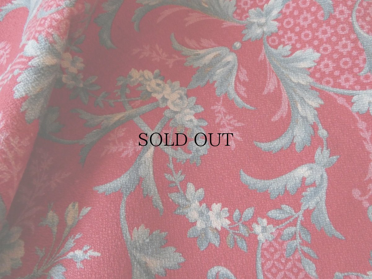 画像3: フランス アンティーク ファブリック ナポレオンIII  花籠 グランス　(在庫2→0) (3)