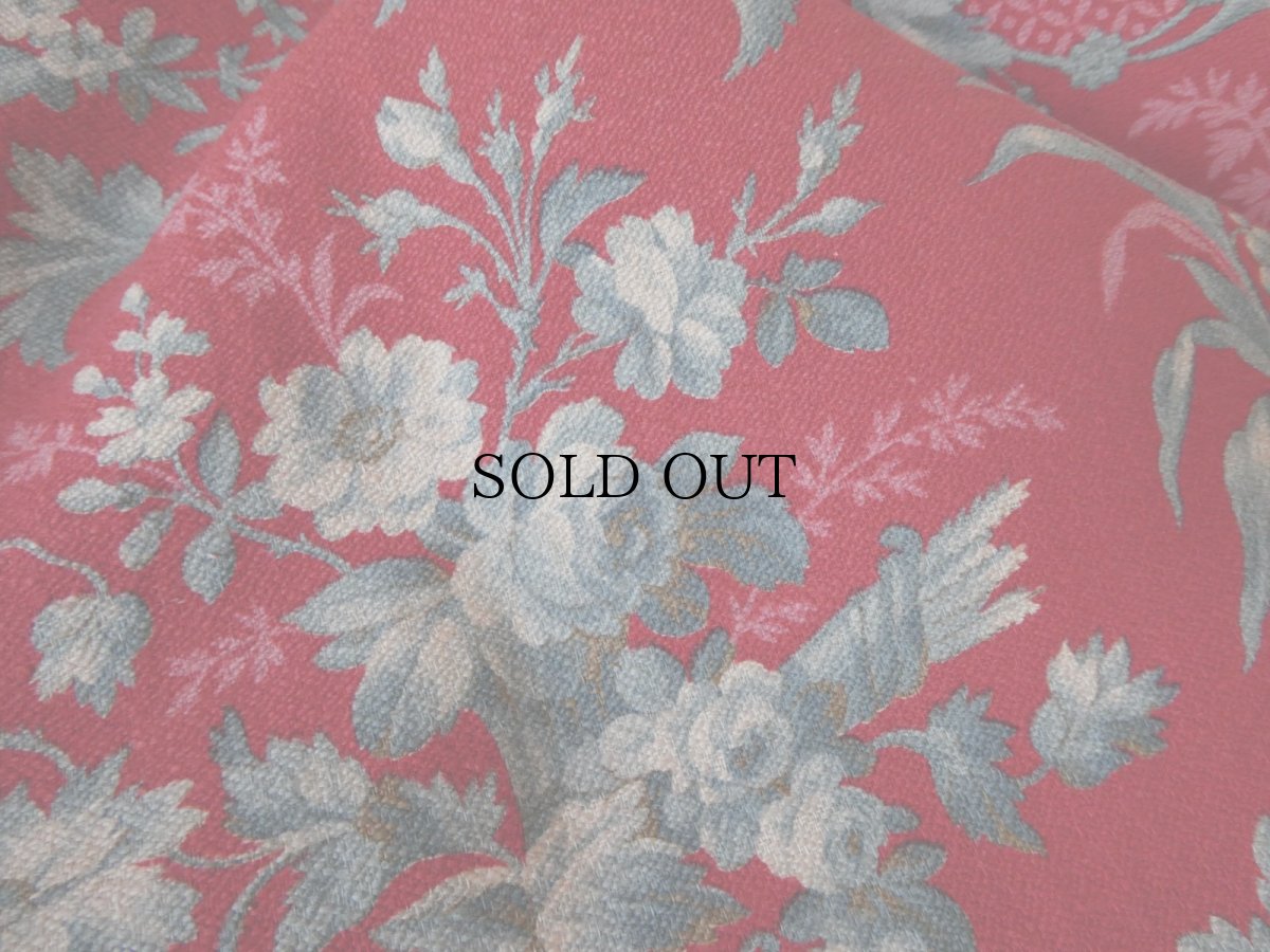 画像4: フランス アンティーク ファブリック ナポレオンIII  花籠 グランス　(在庫2→0) (4)