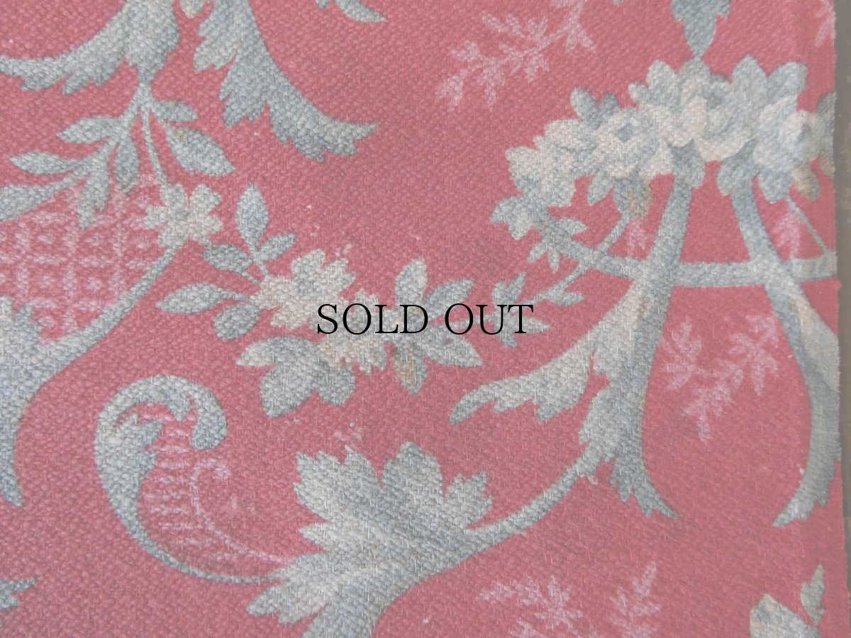 画像10: フランス アンティーク ファブリック ナポレオンIII  花籠 グランス　(在庫2→0) (10)