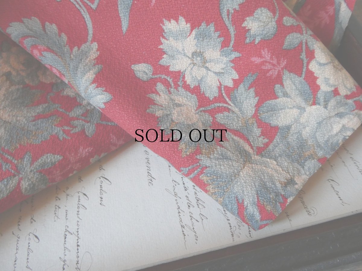 画像17: フランス アンティーク ファブリック ナポレオンIII  花籠 グランス　(在庫2→0) (17)