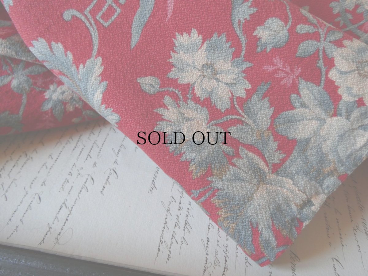 画像16: フランス アンティーク ファブリック ナポレオンIII  花籠 グランス　(在庫2→0) (16)