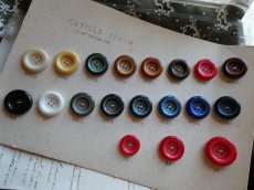 画像4: フランス ヴィンテージ ボタンの見本シート (4)