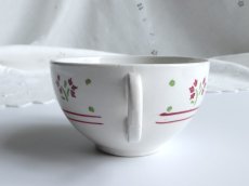 画像4: リュネヴィル カップ＆ソーサー 小花のステンシル B (4)