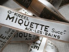 画像8: フランス製 メルスリー ラベル 布タグ  '' MIQUETTE ''　(在庫6→0) (8)