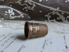 画像7: フランス アンティーク 指ぬき CABLE LOUIS L'OR (7)