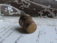 画像6: フランス アンティーク 指ぬき CABLE LOUIS L'OR (6)