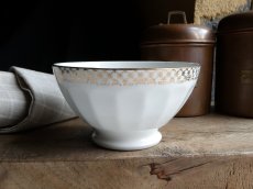 画像3: フランス ヴィンテージ  金彩のカフェオレボウル  (3)
