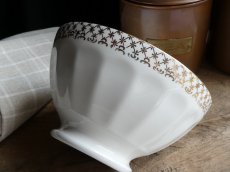 画像13: フランス ヴィンテージ  金彩のカフェオレボウル  (13)