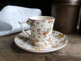 オランダアンティーク カップ&ソーサー オランダ アンティーク カップ＆ソーサー '' MALAGA '' B - une Belle