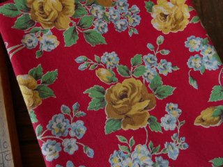 フランス　アンティーク　ファブリック　ブーケ　ローズ　モーヴ　可愛い！ フランス アンティーク ファブリック ブーケ ローズ モーヴ 可愛い！