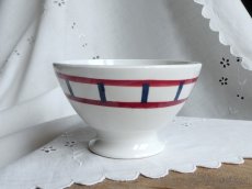 画像3: バドンヴィレー カフェオレボウル バスク柄　 (3)