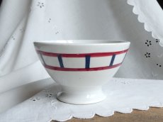 画像5: バドンヴィレー カフェオレボウル バスク柄　 (5)