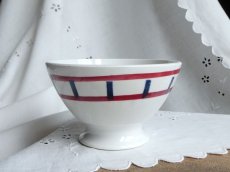 画像4: バドンヴィレー カフェオレボウル バスク柄　 (4)