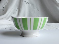 画像2: バドンヴィレー カフェオレボウル しましま ライム (2)