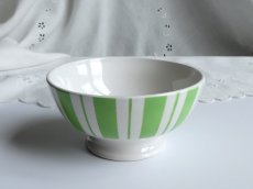 画像3: バドンヴィレー カフェオレボウル しましま ライム (3)