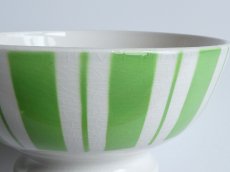 画像7: バドンヴィレー カフェオレボウル しましま ライム (7)