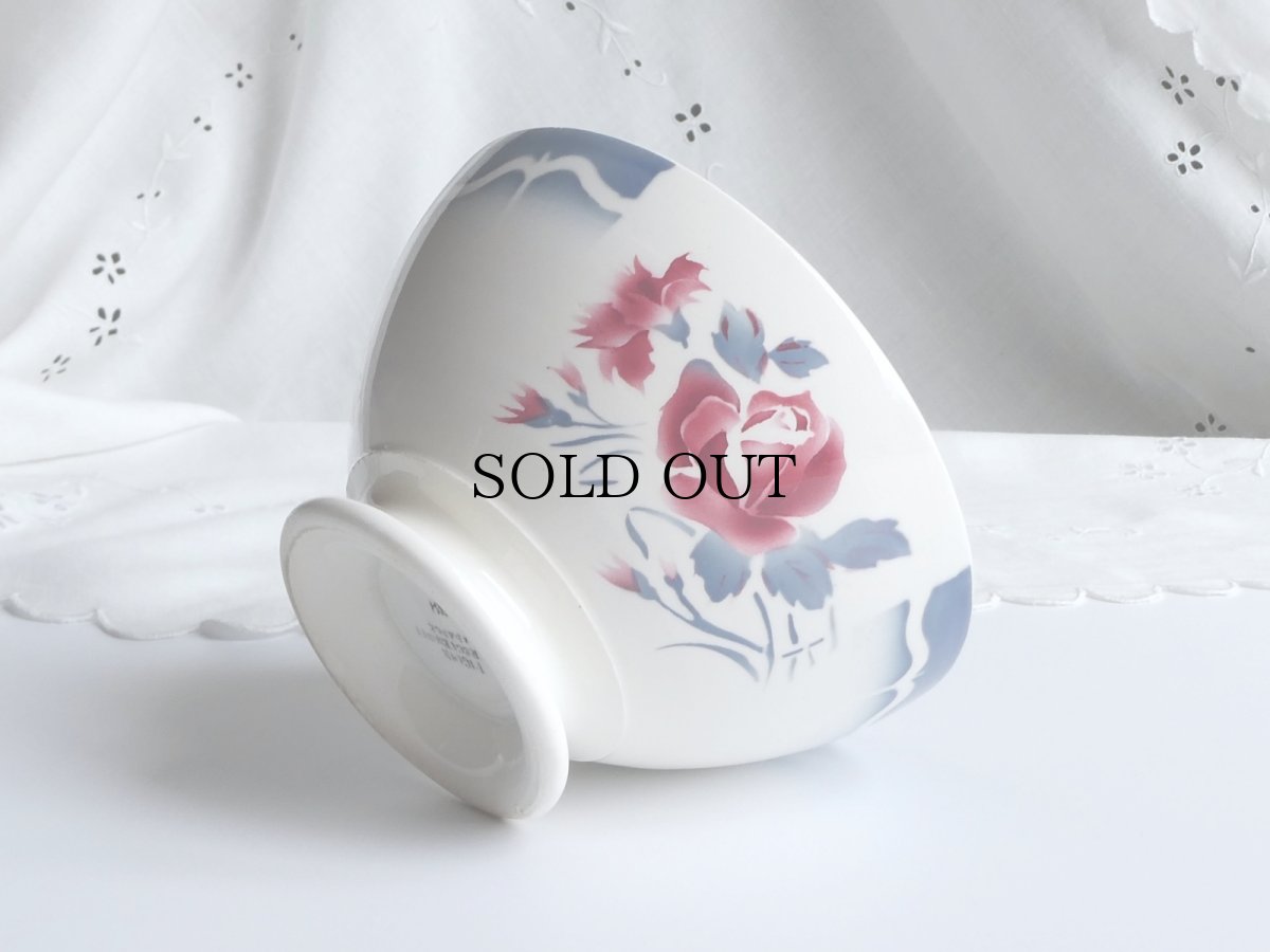 画像3: ディゴワン＆サルグミンヌ  カフェオレボウル '' NINA ROSA ''  フレンチブルー (3)