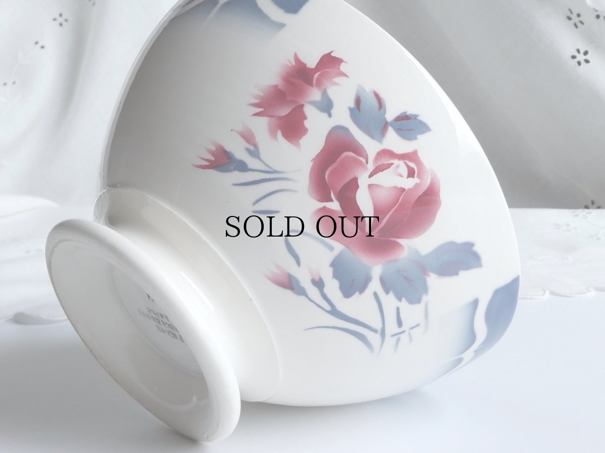 画像16: ディゴワン＆サルグミンヌ  カフェオレボウル '' NINA ROSA ''  フレンチブルー (16)