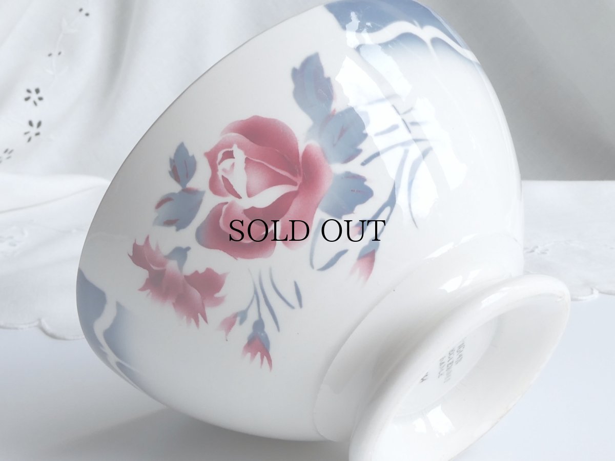 画像4: ディゴワン＆サルグミンヌ  カフェオレボウル '' NINA ROSA ''  フレンチブルー (4)