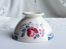 画像13: ディゴワン＆サルグミンヌ  カフェオレボウル '' NINA ROSA ''  フレンチブルー (13)