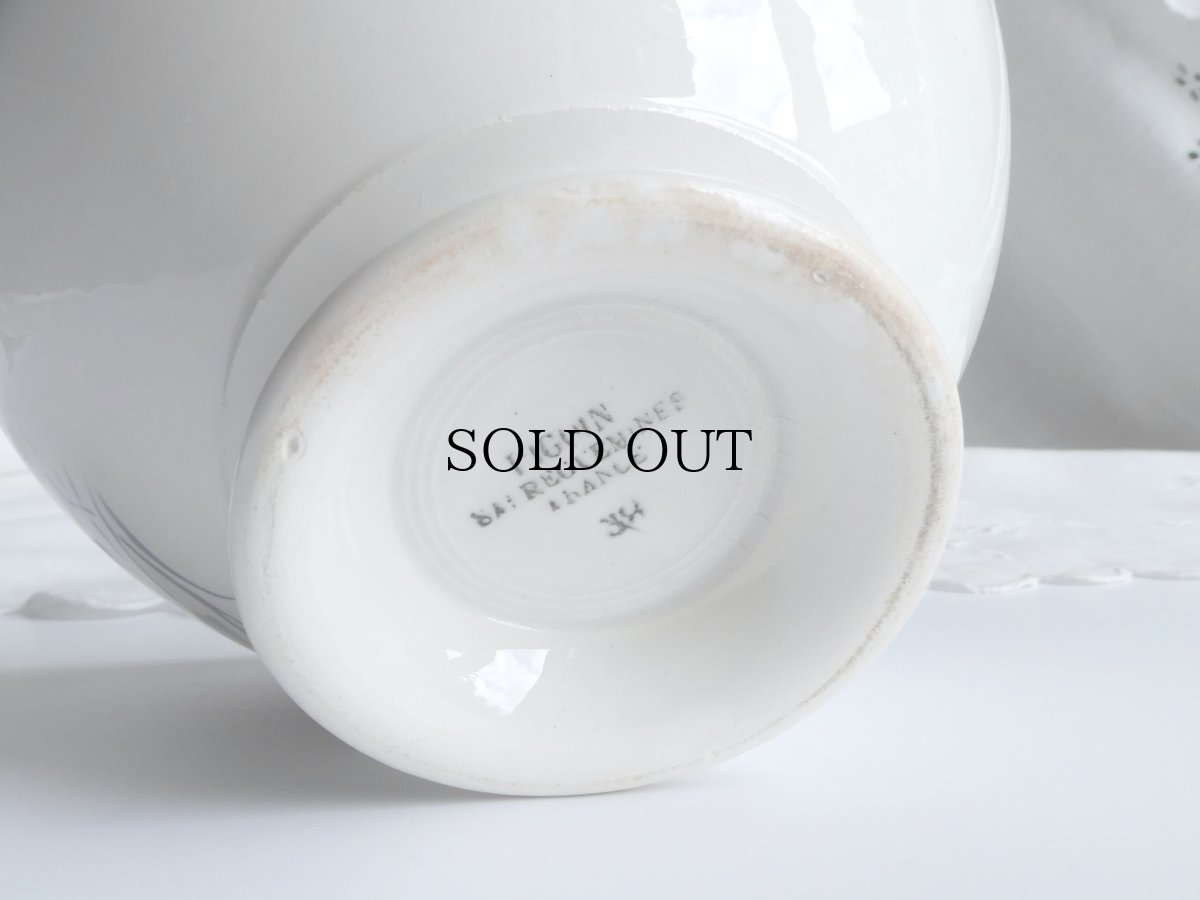 画像7: ディゴワン＆サルグミンヌ  カフェオレボウル '' NINA ROSA ''  フレンチブルー (7)