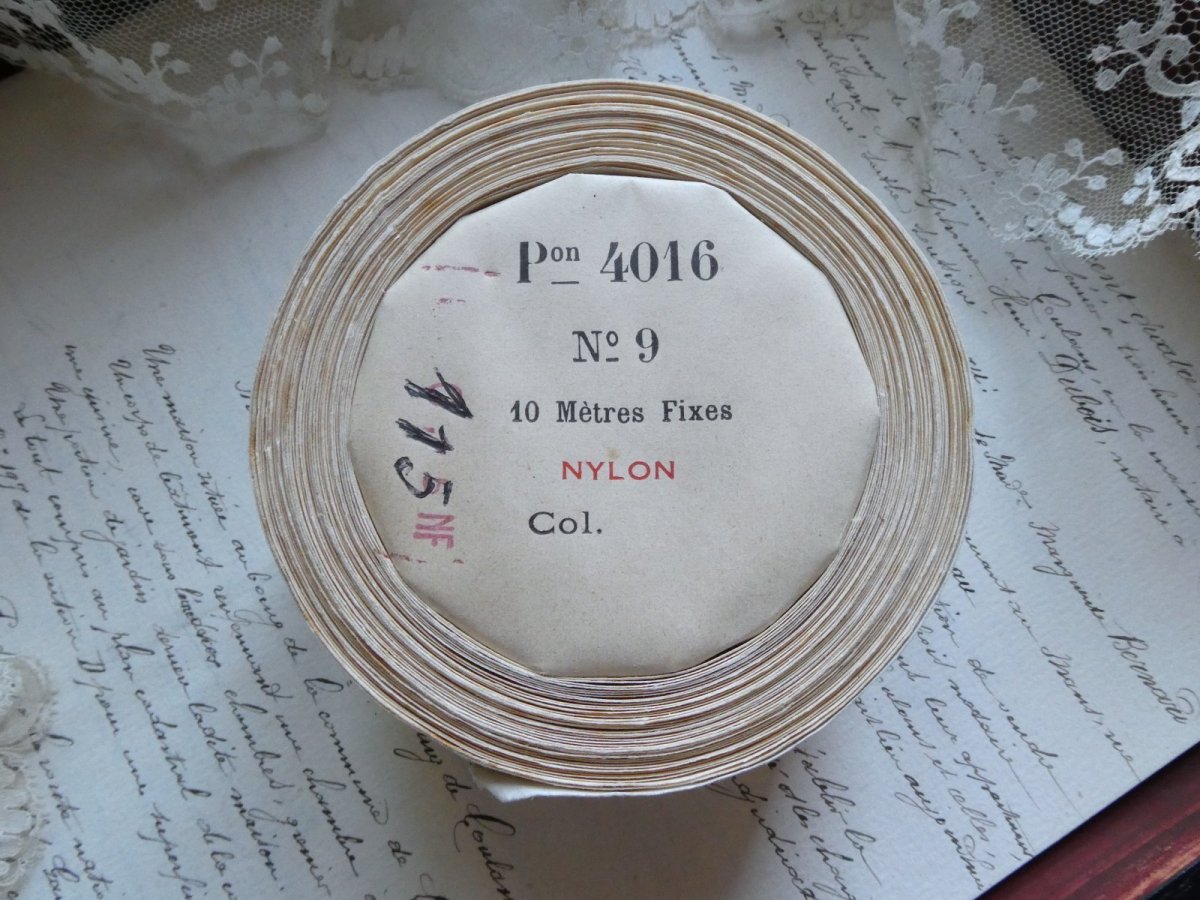 画像4: フランス製 巻きリボン ブルーシエル (4)