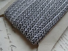 画像7: フランス アンティーク 台紙付き トリム コード ブラック (7)