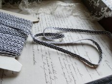 画像9: フランス アンティーク 台紙付き トリム コード ブラック (9)