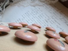 画像5: フランス製 ボタンシート ハンドペイントの木製ボタン ベレー帽 12個 (5)
