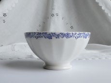 画像3: フランス ヴィンテージ カフェオレボウル お花のガーランド (3)