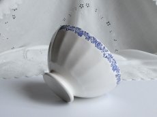 画像13: フランス ヴィンテージ カフェオレボウル お花のガーランド (13)