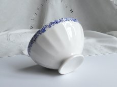 画像12: フランス ヴィンテージ カフェオレボウル お花のガーランド (12)