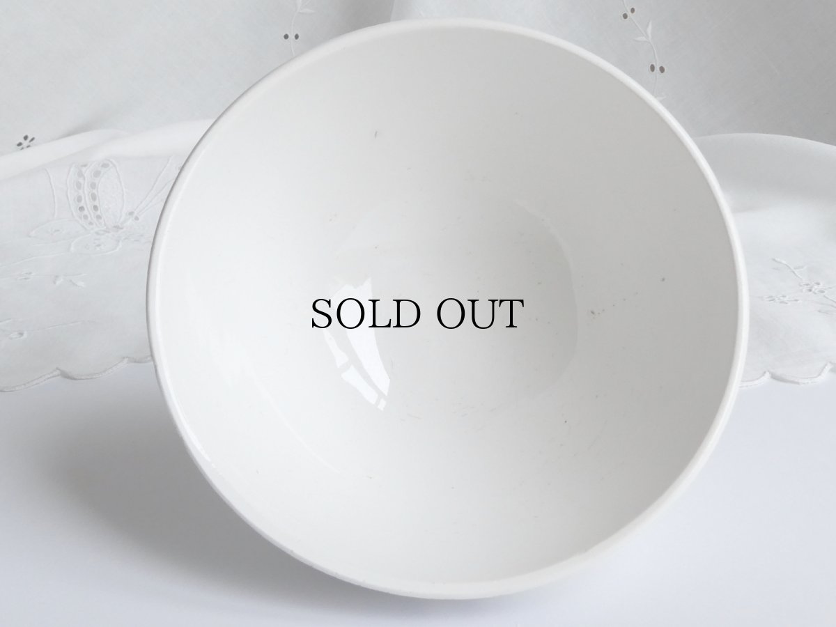 画像4: フランス ヴィンテージ カフェオレボウル お花のガーランド (4)