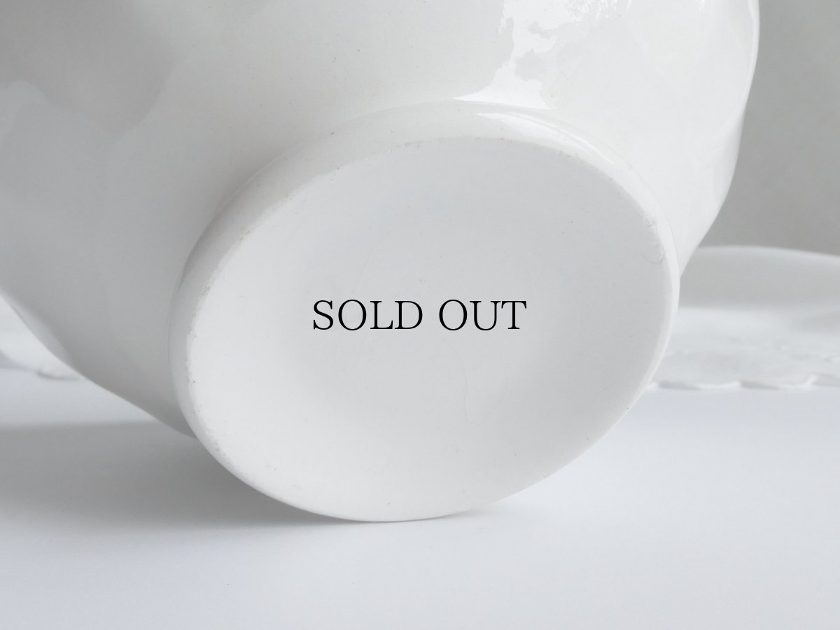 画像7: フランス ヴィンテージ カフェオレボウル お花のガーランド (7)