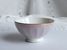 画像12: フランス ヴィンテージ カフェオレボウル モーヴ (12)