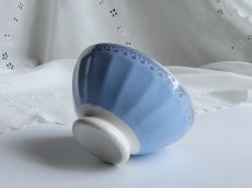 画像13: フランス ヴィンテージ カフェオレボウル パステルブルー (13)