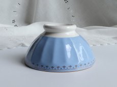 画像11: フランス ヴィンテージ カフェオレボウル パステルブルー (11)