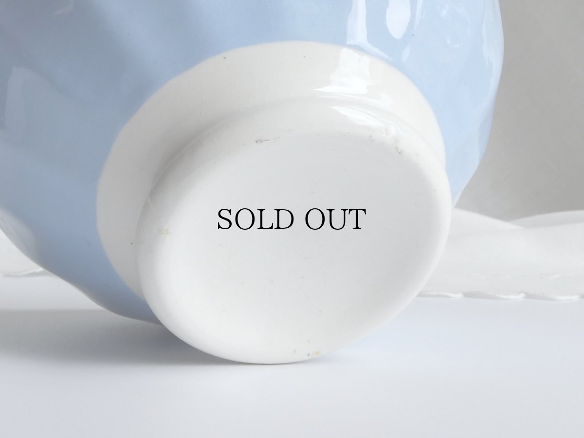 画像8: フランス ヴィンテージ カフェオレボウル パステルブルー (8)