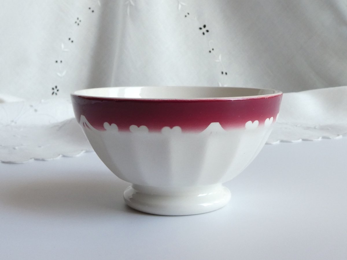 画像3: ディゴワン カフェオレボウル ローズ レッド  (3)