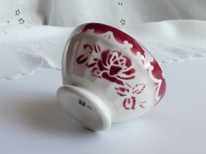 画像1: ディゴワン カフェオレボウル ローズ レッド  (1)