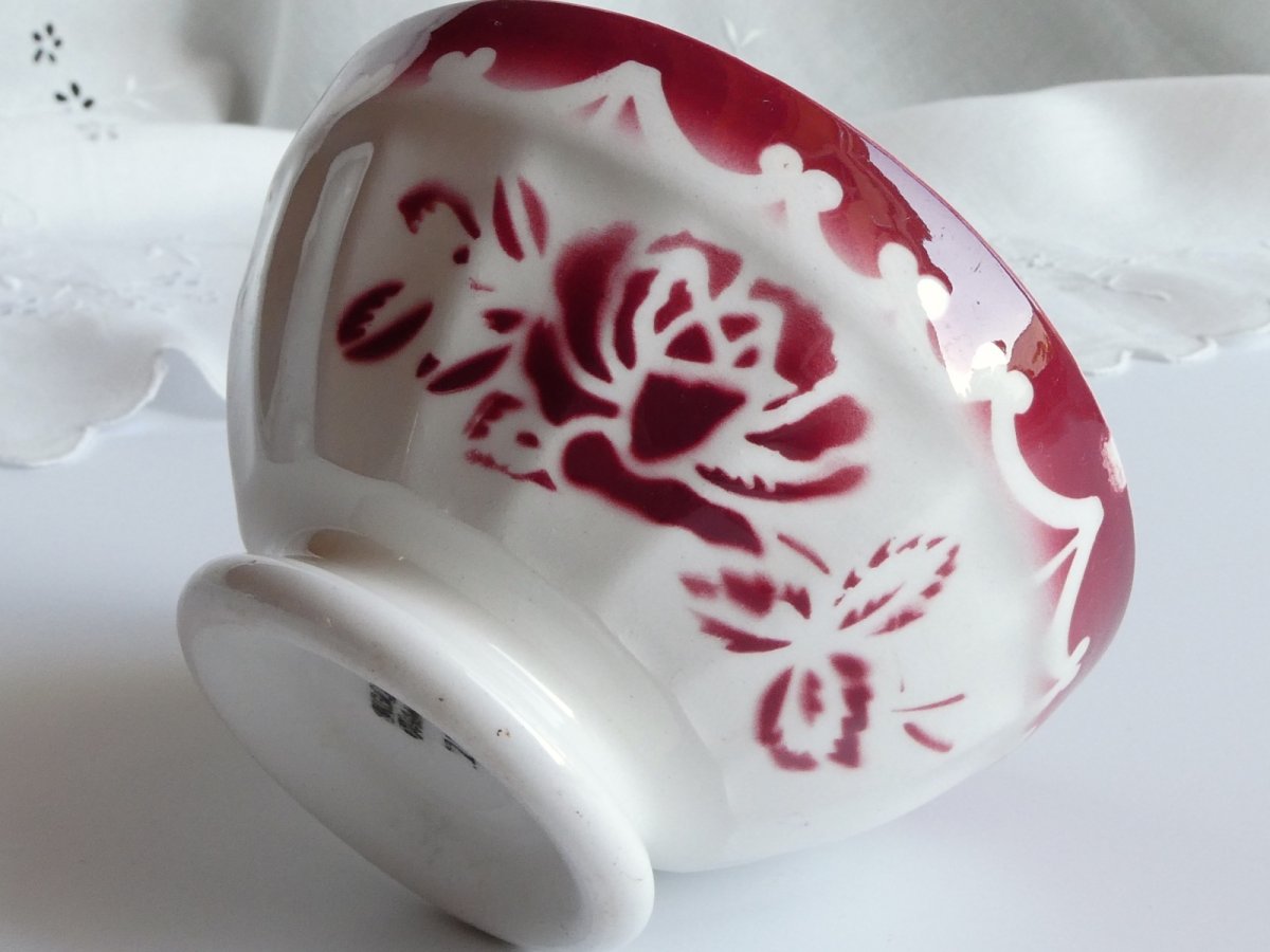 画像12: ディゴワン カフェオレボウル ローズ レッド  (12)