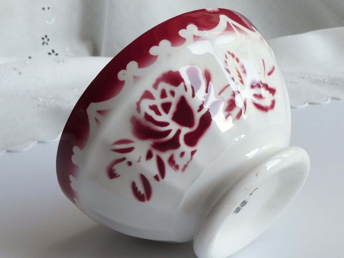 画像11: ディゴワン カフェオレボウル ローズ レッド  (11)