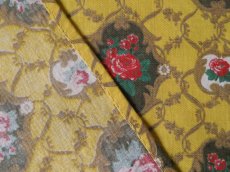 画像7: フランス ヴィンテージ ファブリック ローズメダイヨン  (7)