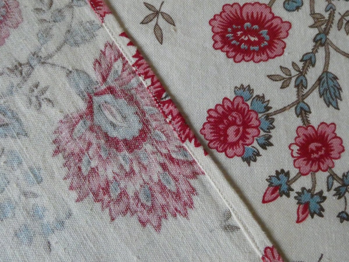 画像8: フランス アンティーク ファブリック アンディアンヌ  (8)