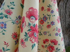 画像15: フランス ヴィンテージ ファブリック アネモネ (15)